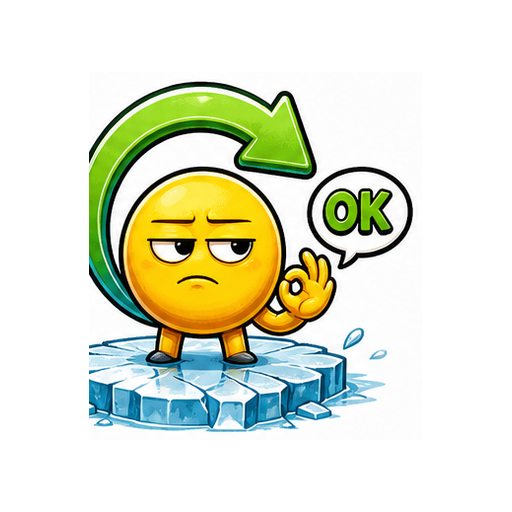 Try Again Angry Reaction emoji sticker on white background PNG for chat reactions